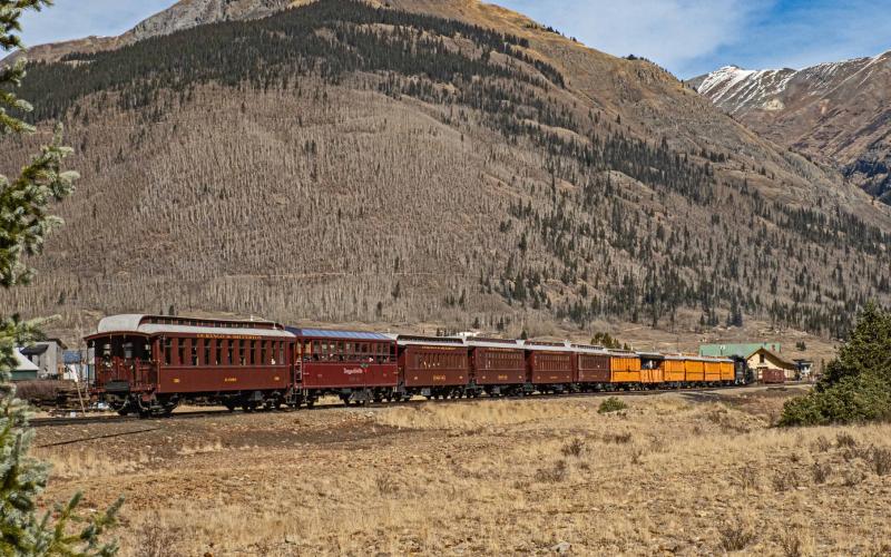 Last train of the summer passing the Silverton Train Depot coming into town. Photo by Ray Dileo