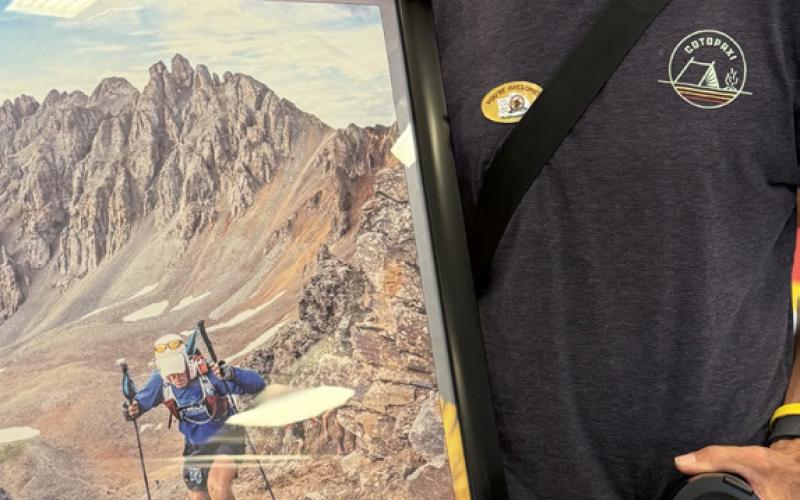 Local photorgrapher and Hardrocker Howie Stern's photo was picked as the finisher's poster this year for Hardrock Photo by DeAnne Gallegos