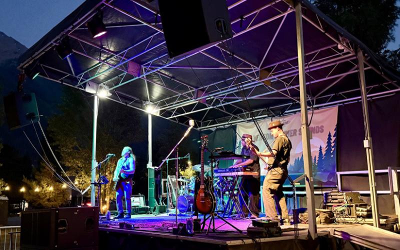 Silverton Summer Sounds Concert in Memorial Park Friday night photo by DeAnne Gallegos