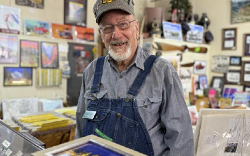 The Train Stores’s Bob Boder was happy that summer has started photo by DeAnne Gallegos