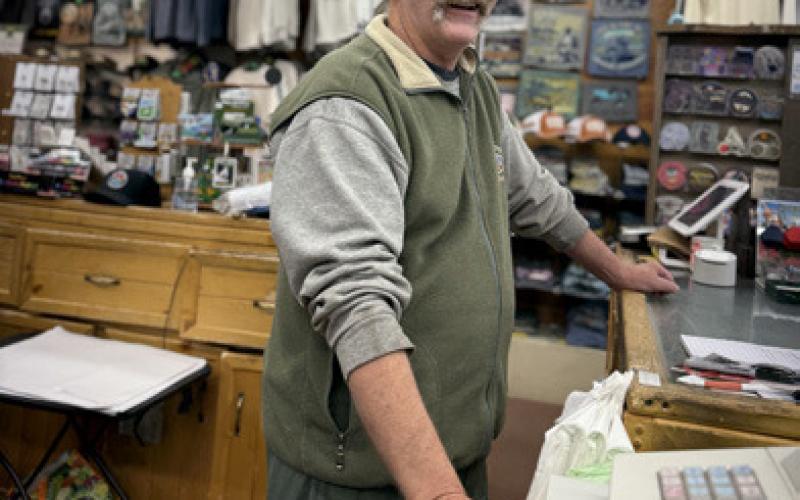 Scott Fetchenheir, in Fetchs, on opening day kicking off his 40+ year season photo by DeAnne Gallegos