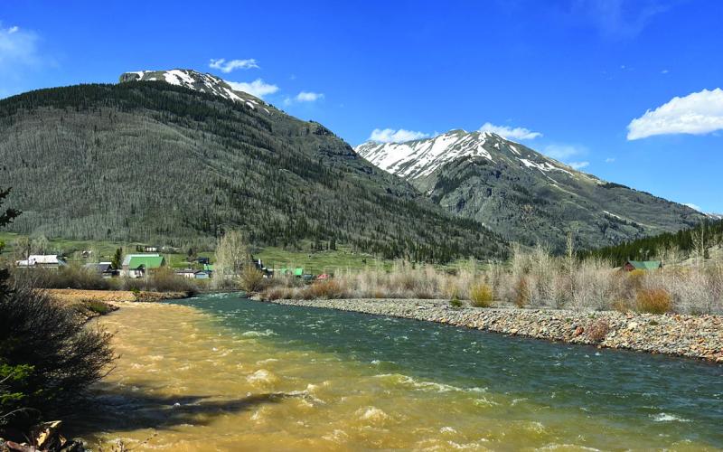 Confluence of Cement Creek and Animas River Photo By DeAnne Gallegos