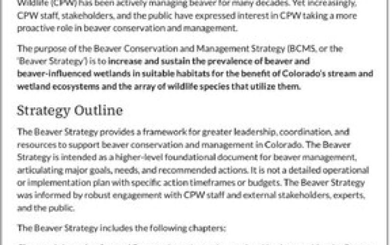 CPW seeks public inpu