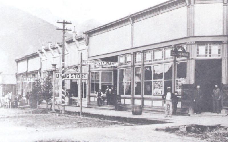 1891: The 1100 Block of Greene Street Photo courtesy San Juan County Historical Society