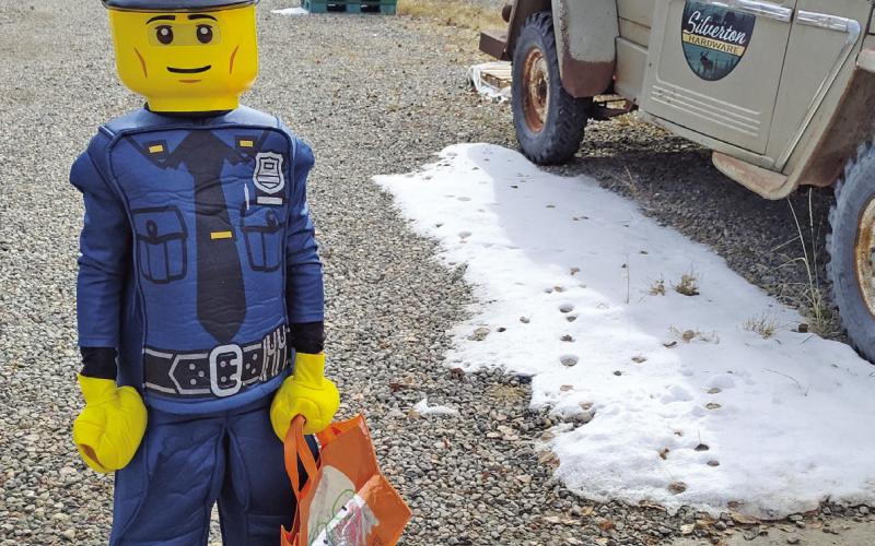 Will Kranker dressed to assist our local law enforcement. Photo credit Dayna Kranker