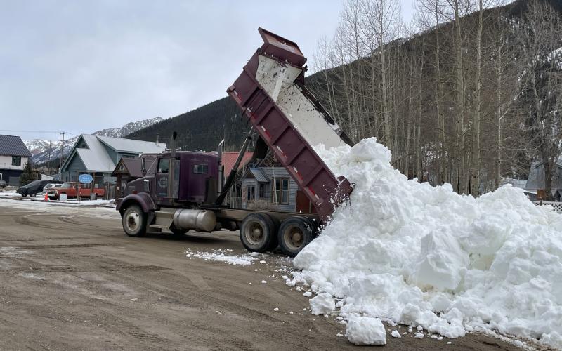 The streets will soon be filled with snow thanks to the snow-making efforts