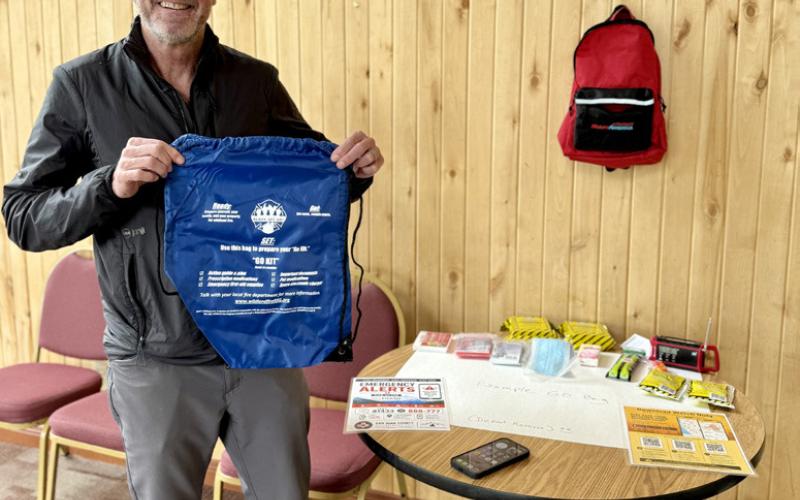 SJC OEM Jim Donovan gave away Go Bags
