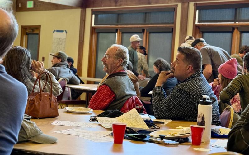 San Juan County Comissioner Scott Fetchenheir and Silverton Mayor Jim Harper were in attendance Monday evening