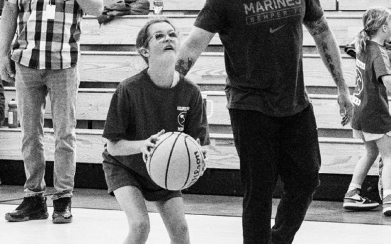 The snowy weather may have kept the Ouray peewee basketball