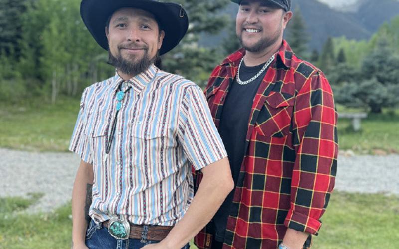 Silvertonians Luis Rivera &amp; Shane Romero were having a great time in Memorial Park for the summer concert series kickoff Photo credit DeAnne Gallegos