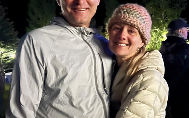 Longtime locals Jim and Tiesha Weller enjoy the evening together dancing under the stars at the Silverton Summer Sounds Concert Photo credit DeAnne Gallegos