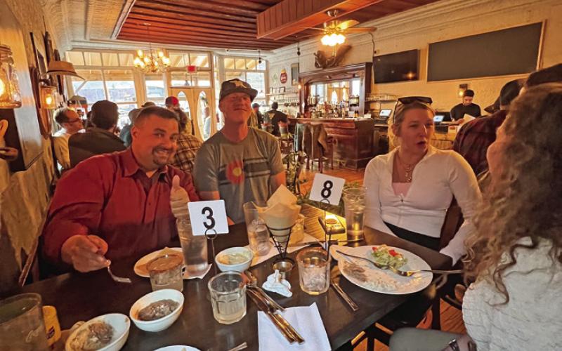A large crowd of locals attended the opening night at El Bandito. Photo credit DeAnne Gallegos