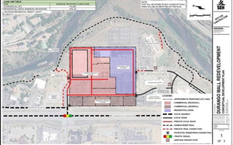 Durango Mall Development Map