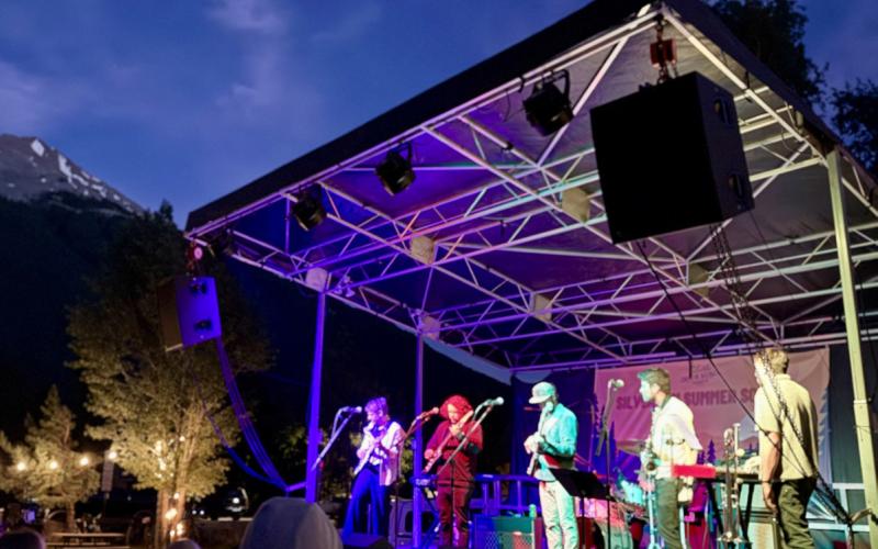 Elder Grown Band from Durango was the headliner for the first Summer Sounds photo by DeAnne Gallegos