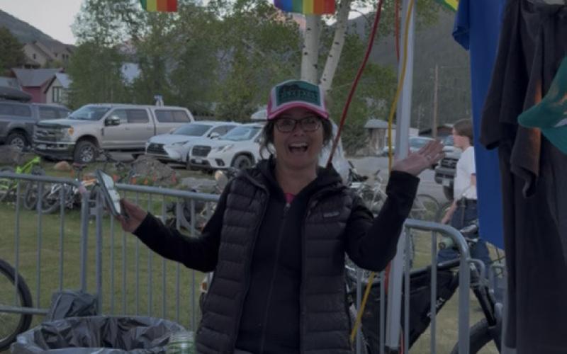 SCD’s Executive Director Lisa Branner at the first Summer Sounds of the season photo by DeAnne Gallegos