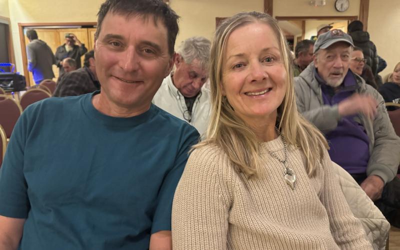 Jim and Tiesha Weller enjoying MountainFilm photo by Janice Sanders