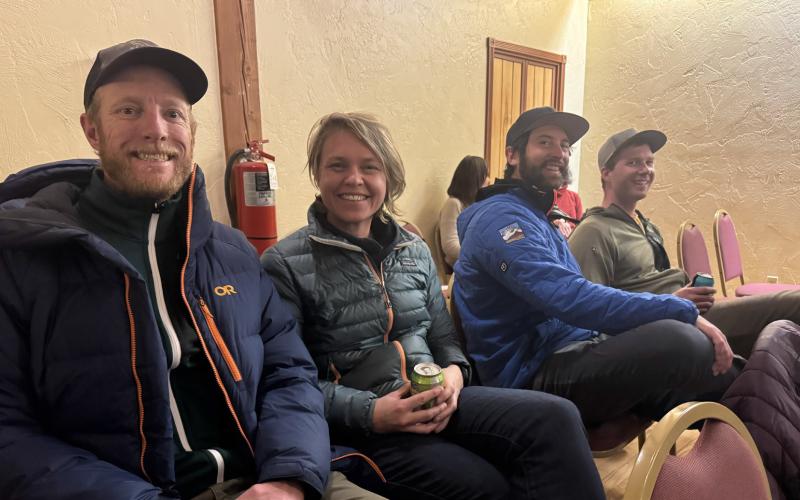 All smiles from locals at the MountainFilm photo by Janice Sanders