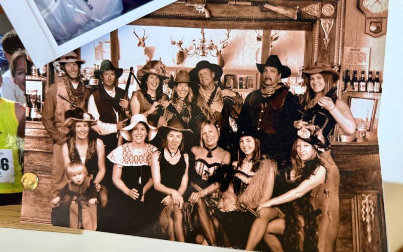 An old time photo of the “Silverton Crew” that was posted up at Megan Kimmel’s memorial photo by DeAnne Gallegos