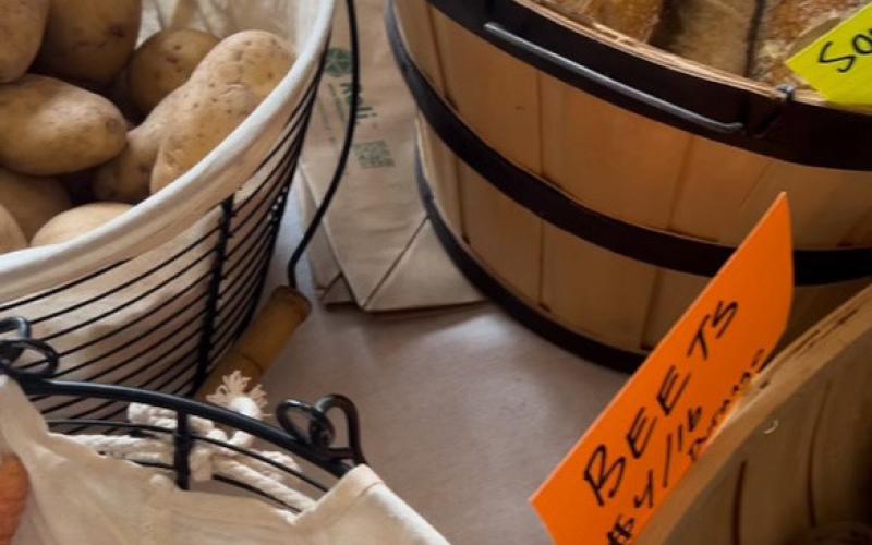Photo credit DeAnne Gallegos Silverton Farmer’s Market featured winter root vegetables, fresh baked sourdough bread, local honey, freeze-dried fruits and veggies, local art, and so much more.
