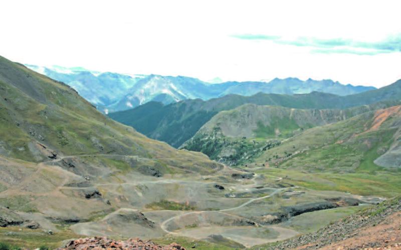 The site of Lake Emma and the Sunnyside Mine complex as it appeared in August 2012.
