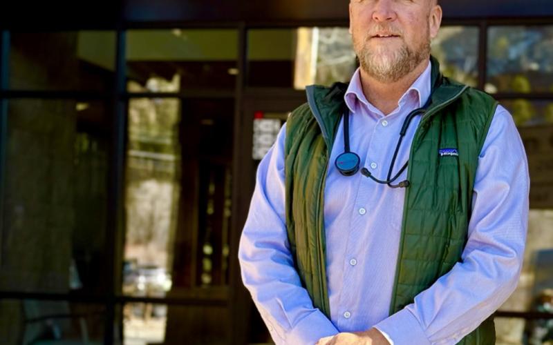 Silverton’s local doctor, David Brown, opened his North La Plata County satellite office last week in the shopping center at Tremble Crossing off of HWY 550 photo by DeAnne Gallegos