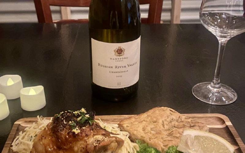 The Osteria features nightly dinner specials like lemon chicken temptress pasta and broccoli photo by The Osteria