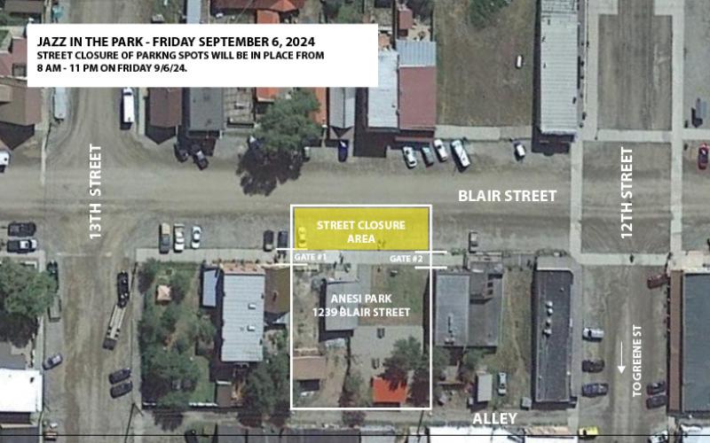 Blair Street Road Closure for Jazz Concert