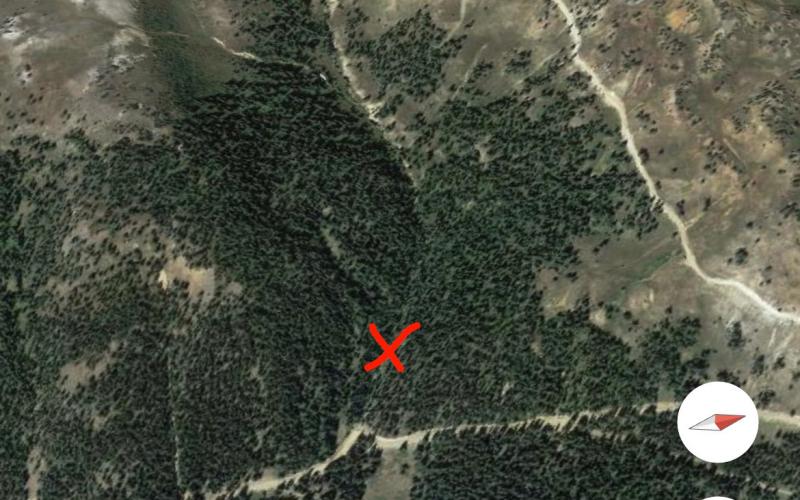 The map depicting where the accident took place