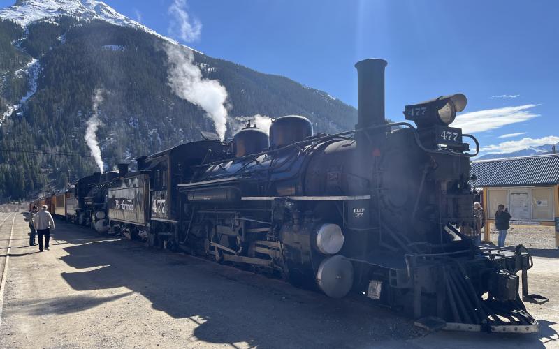 The last train of the season happened on Saturday, Oct 26th. Photo credit Scott Fetchenhier