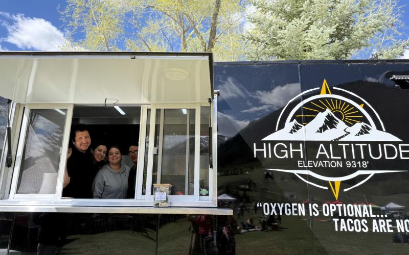The new food truck, located on 12th &amp; Blair, High Altitude was at the park during Iron-horse Bicycle Classic photo by DeAnne Gallegos