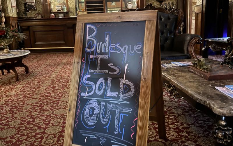 ATG Berlesque show sold out with online sales days before show. Photo by DeAnne Gallegos