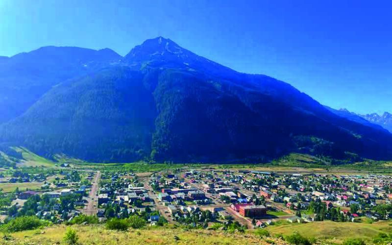 A view of our mountain village Photo by Katey Fetch