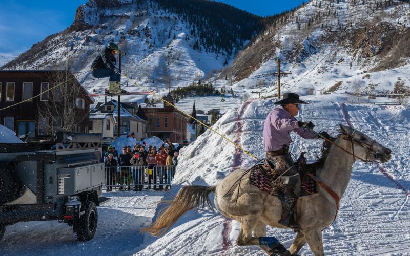 2024 Silverton Skijoring is this weekend! Photo Credit Wesley Berg