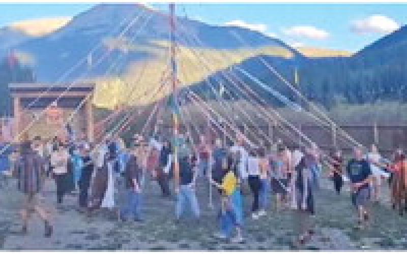 Photo Credit Columbine Roadhouse The Maypole Dance at the Monty Python Festival