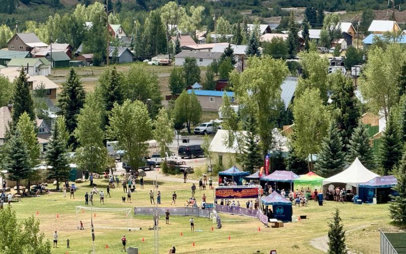 Memorial Park was the finish line on Saturday for the Alpine Marathon photo by DeAnne Gallegos