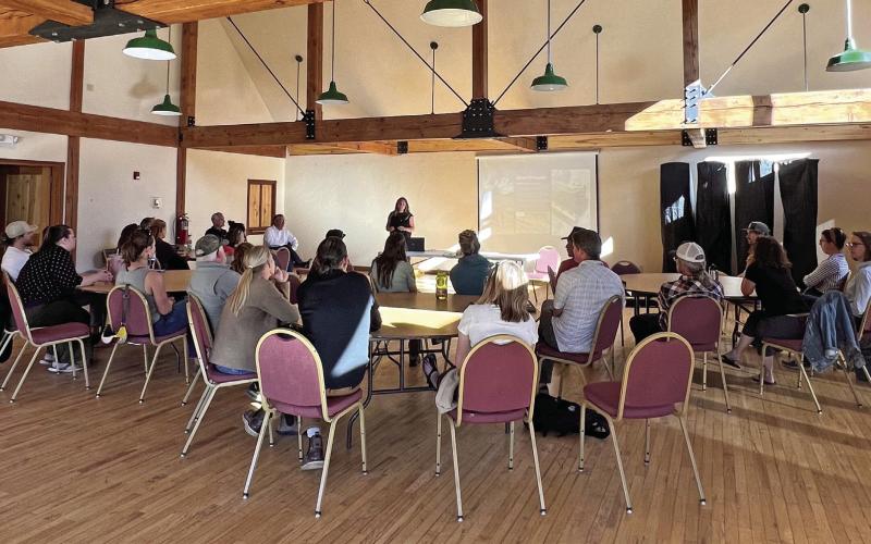 About thirty locals attended the first community meeting about the potential Brownfield projects Photo credit DeAnne Gallegos