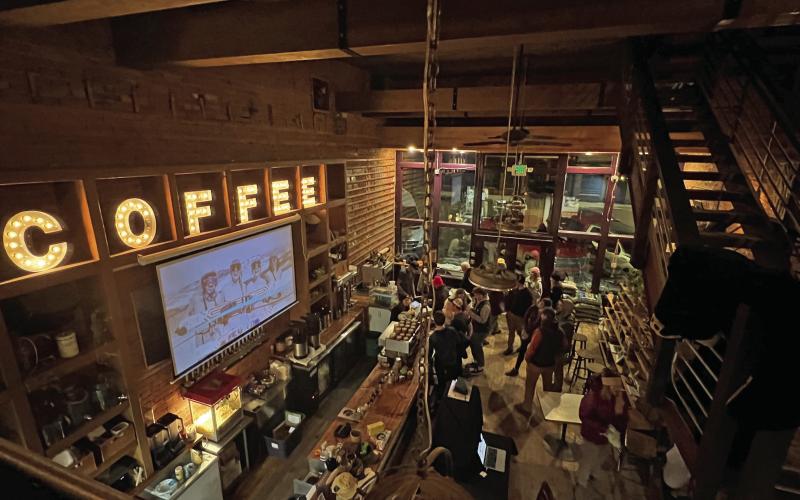 Coffee Bear presented Full Frontal Freedom last Thursday night. Photo Credit DeAnne Gallegos
