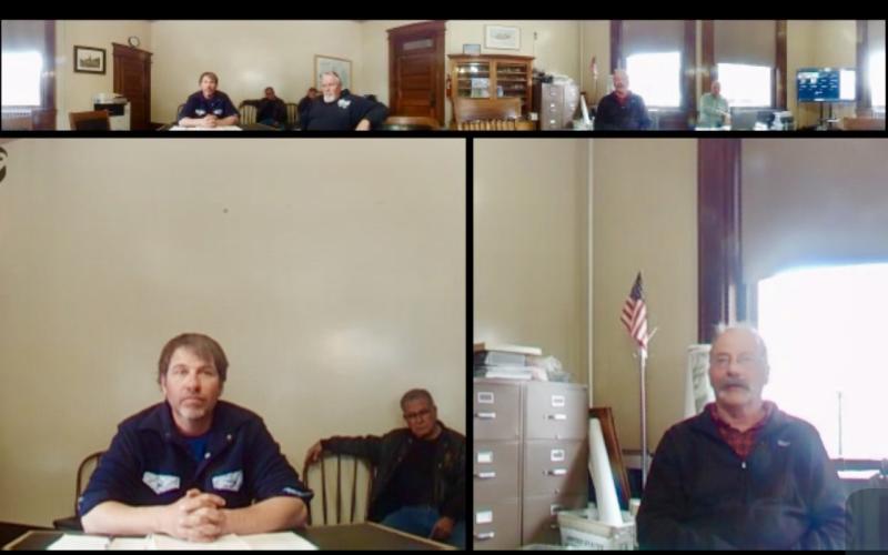 Screenshot of Monday, March 2, San Juan Board of County Commissioners meeting