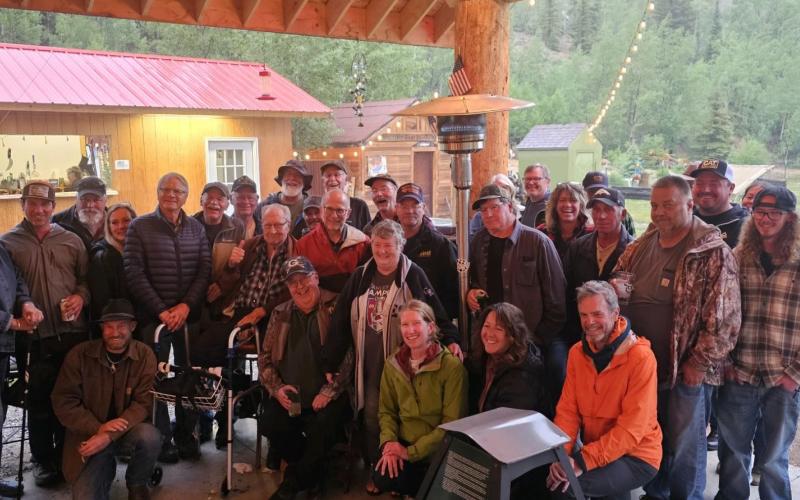 Group out at Columbine for Louie’s retirement. Photo credit Inga McFadden