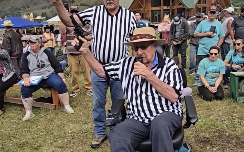 Ernie Kuhlman has been the Master Judge for the last 50 years. Photo credit Krystal Kuhlman