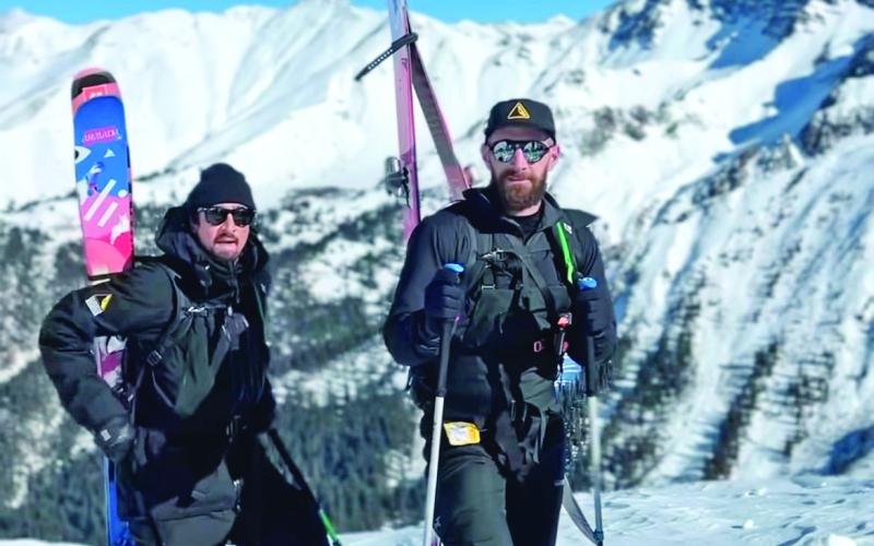 Andy Culp (new owner) and Silverton Mountain Guest. Photo credit Silverton Mountain