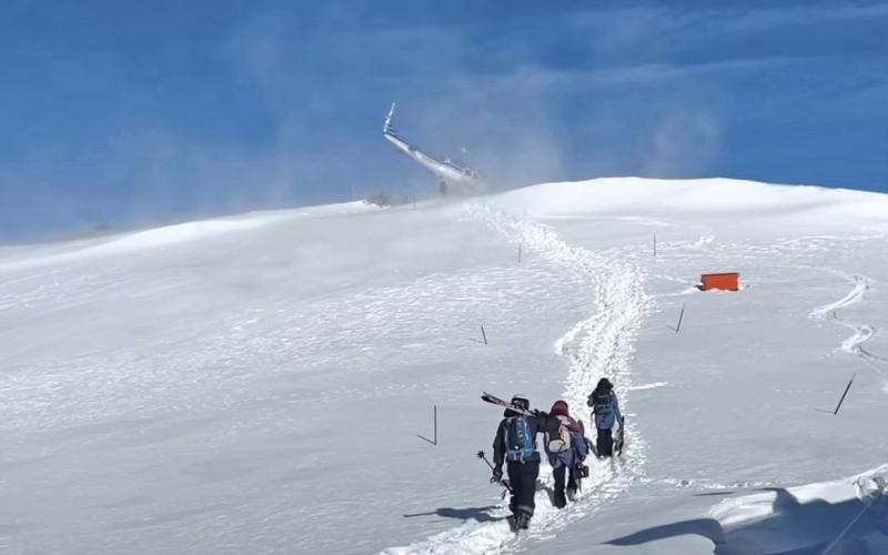 Turns and trekking to be had during opening weekend at Silverton Mountain. Photo credit Silverton Mountain