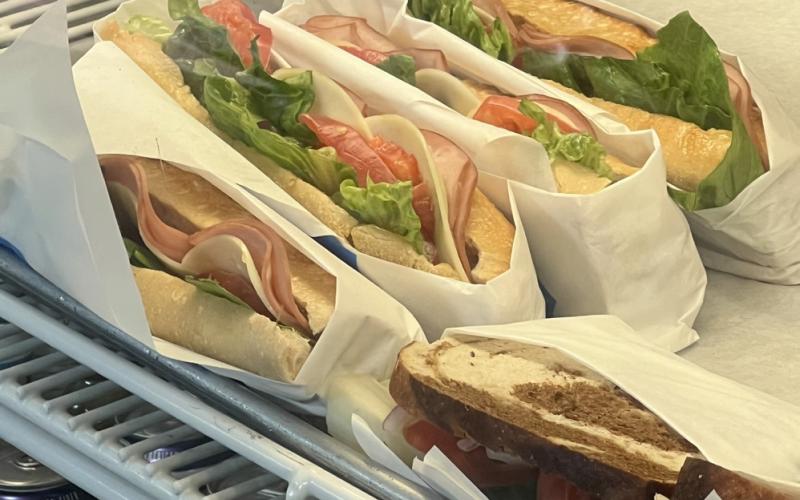 Part of Dera Deli's business plan is to serve ready-made fresh sandwiches to go for a reasonable price. Photo credit DeAnne Gallegos