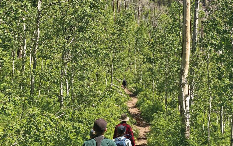 Middle school students have gone on bigger outdoor trips outside of Silverton this summer. Photo Cred Carl Schnitker