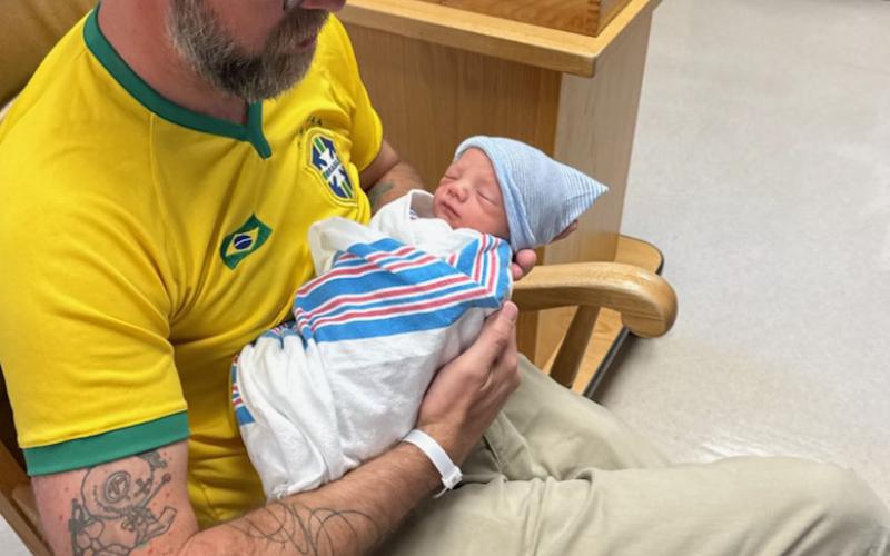 Congratulations to Alex Lanis &amp; Adela Pizarro for the birth of their son Tomas Gabriel Lanis Pizarro on July 5th at 2:07 am photo by Alex Lanis