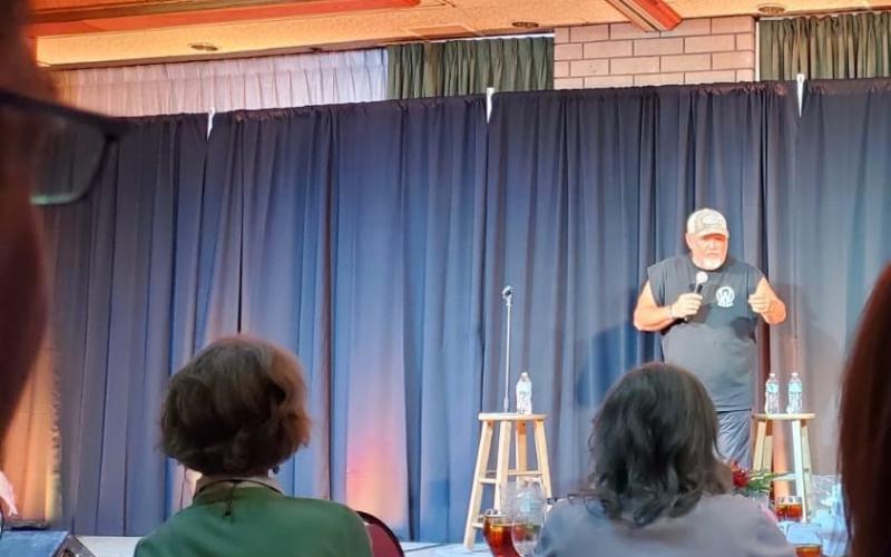 Larry The Cable Guy was the headliner and comedic act the evening of Al Harper‘s surprise birthday party Photo credit Jim Harper