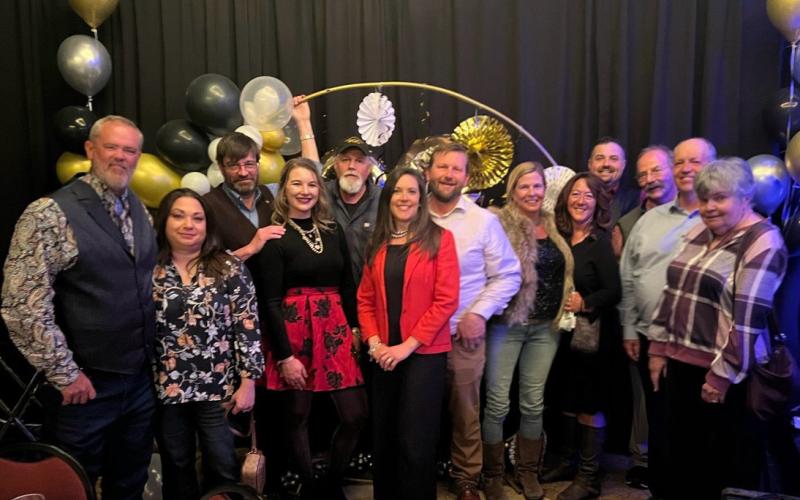 A group from Silverton came down to Durango to celebrate Al Harper’s 80th birthday (Left to right): Paul &amp; Leslie Henderson, David Breed &amp; Maddie Moser, Pete Maisel, Dayna &amp; Keith Kranker, Melissa Childs, DeAnne Gallegos, Jim Harper, Scott Fetchenhier, Willy &amp; Chris Tookey. Photo credit Matt Cunningham