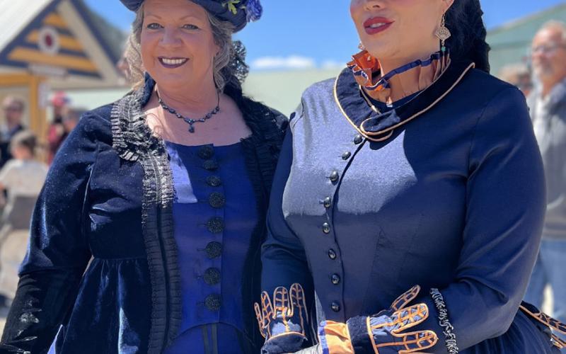 Durango folks rode the train up in elegant Victorian dresses. Photo credit DeAnne Gallegos