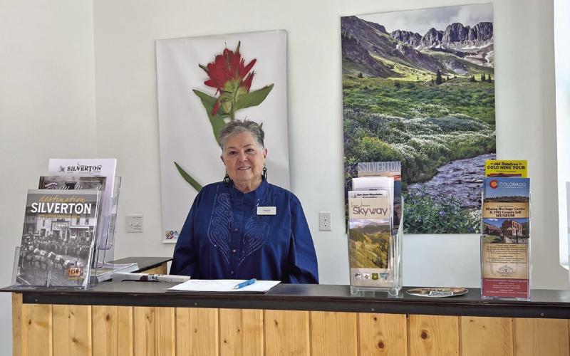 Anesi Park Visitor Kiosk staffer Pam Welty.