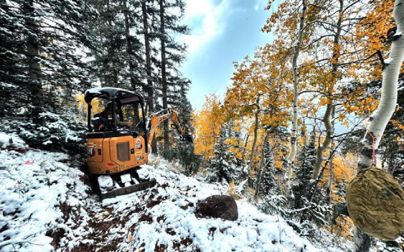 The 2023 trail construction season wrapped up October 13, 2023.